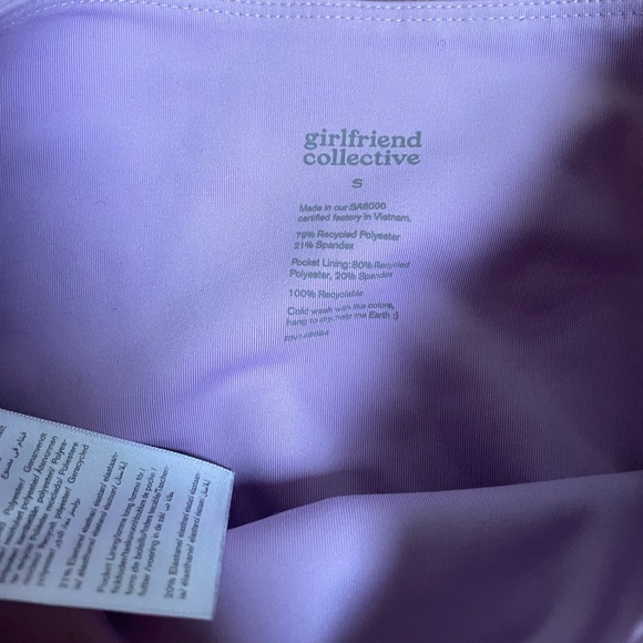 Girlfriend Collective Women's Purple Leggings Lilac - Picture 4 of 4